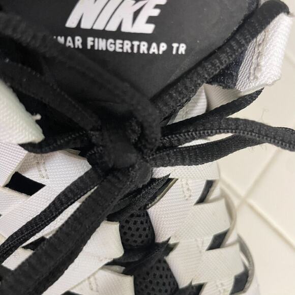 Nike Mens Lunar Fingertrap TR White Black Sneakers Athletic Shoes Size 11.5 main image 6